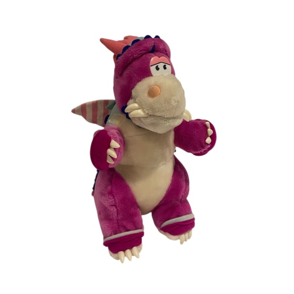 1987 vintage Hasbro Be Mores Pink Dinosaur 12"
